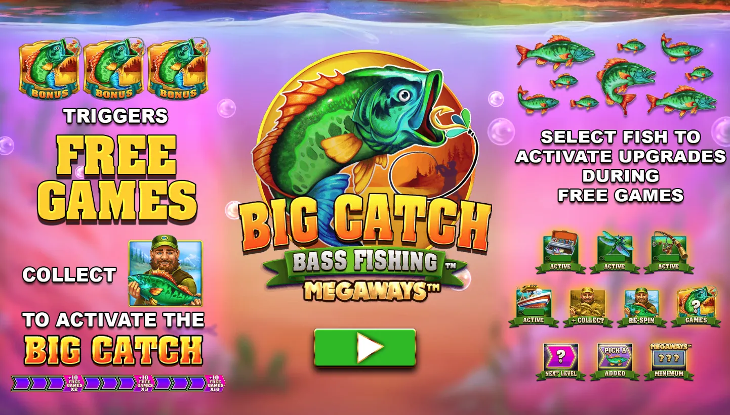 Big Catch Bass Fishing Megaways Demo Play 