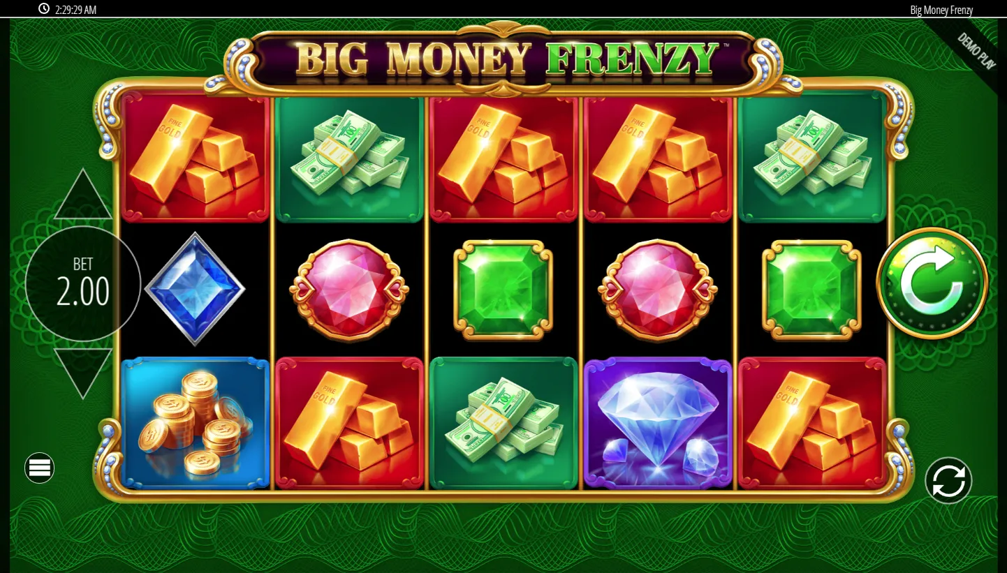 Big Money Frenzy screen 2