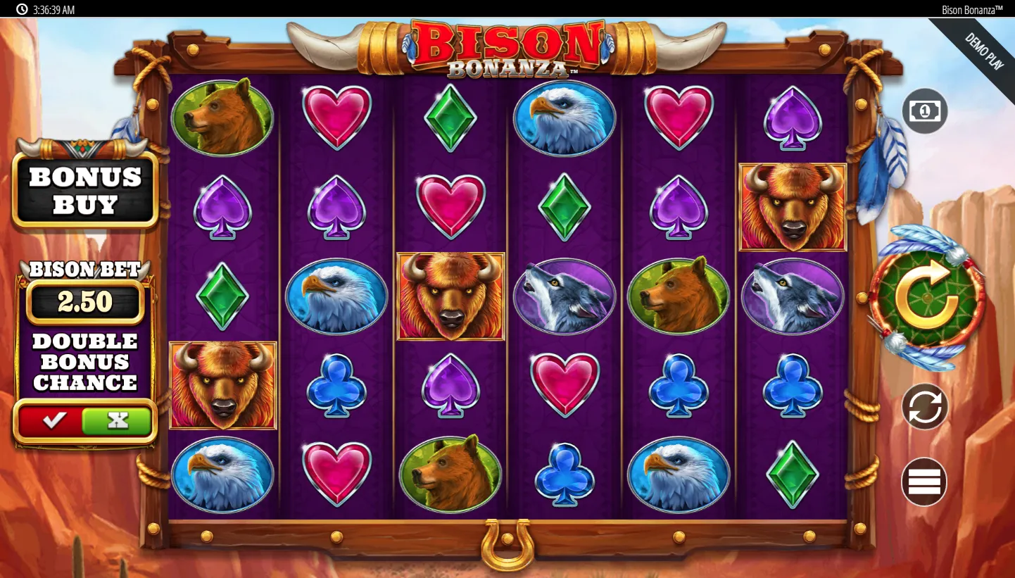 Bison Bonanza screen 2