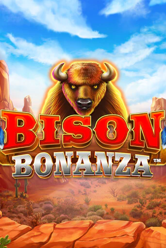 Bison Bonanza Slot Game Logo by Blueprint