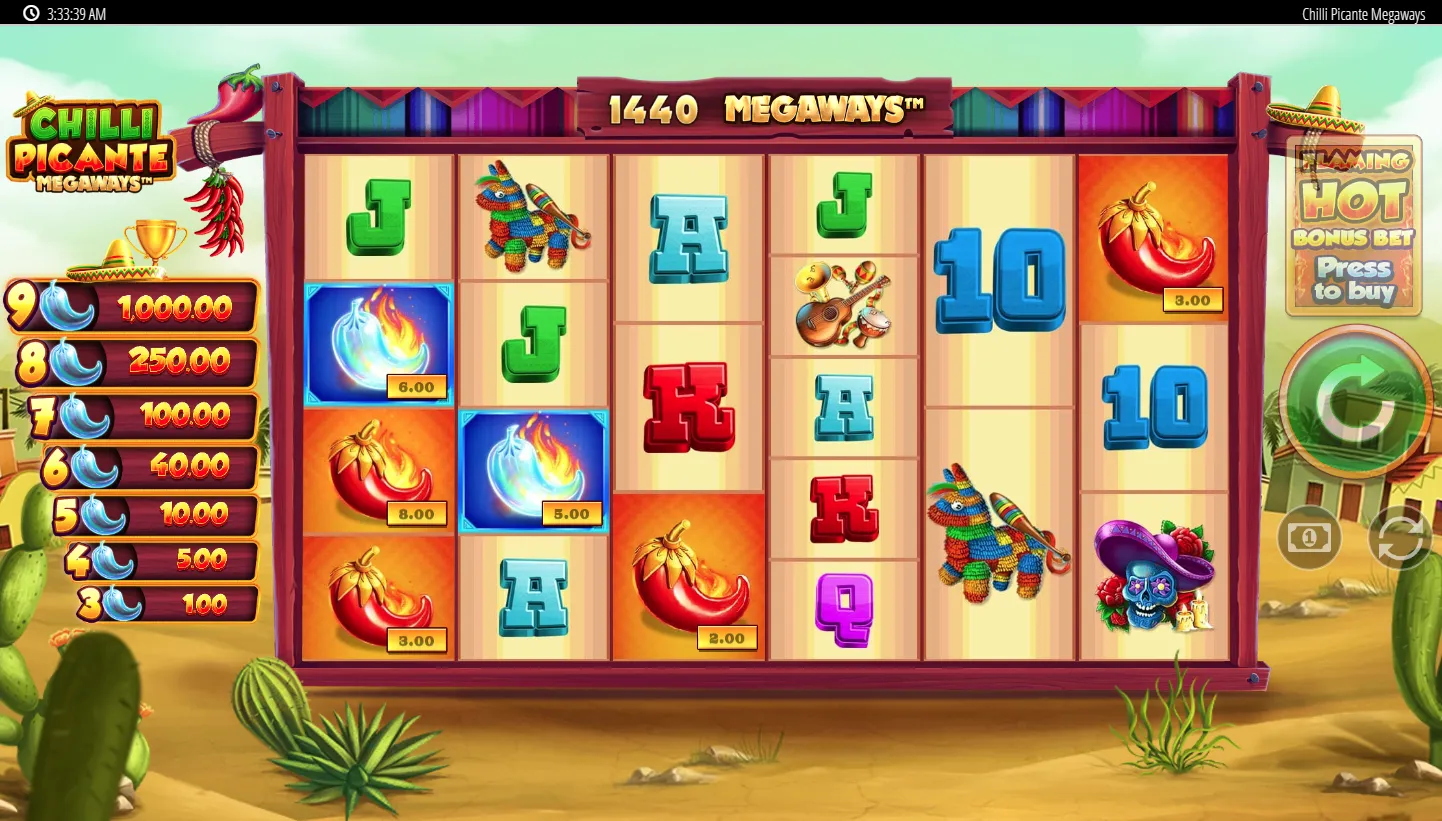 Chilli Picante Megaways screen 3