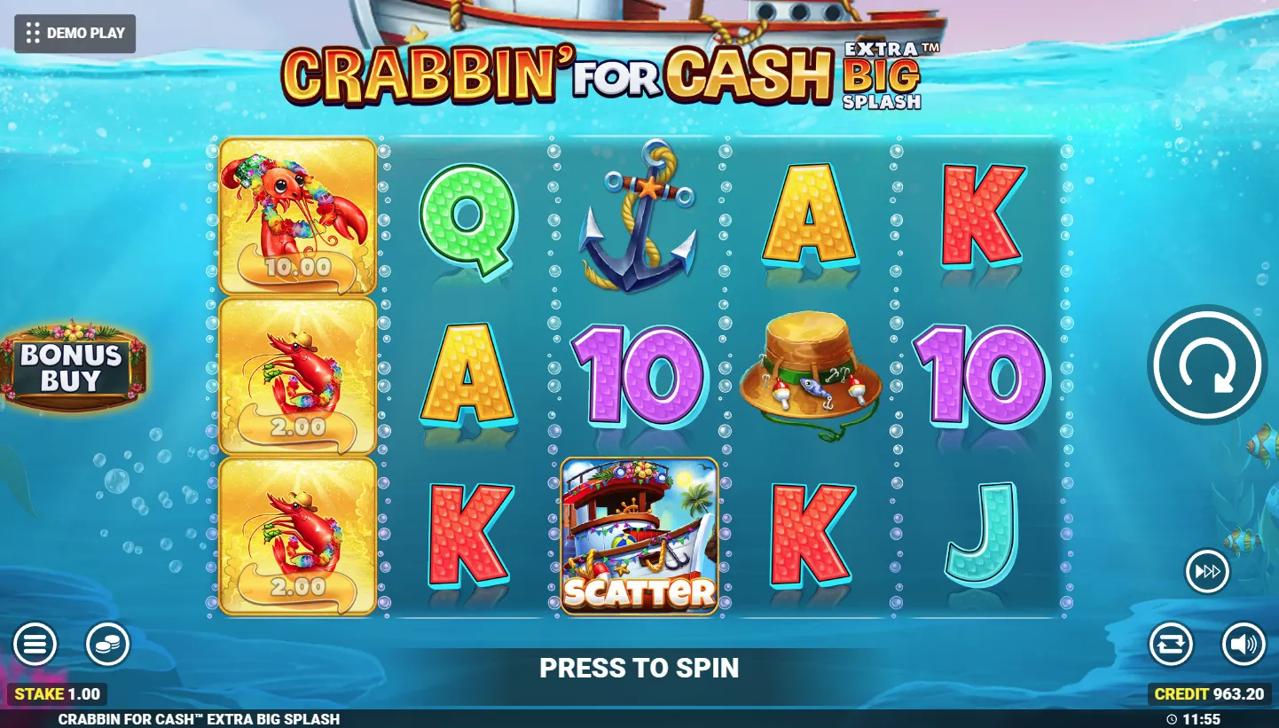 Crabbin For Cash Extra Big Splash screen 4