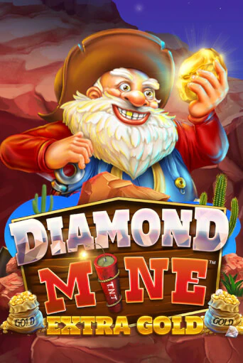 Diamond Mine Extra Gold Megaways by Blueprint Slot Game Logo 