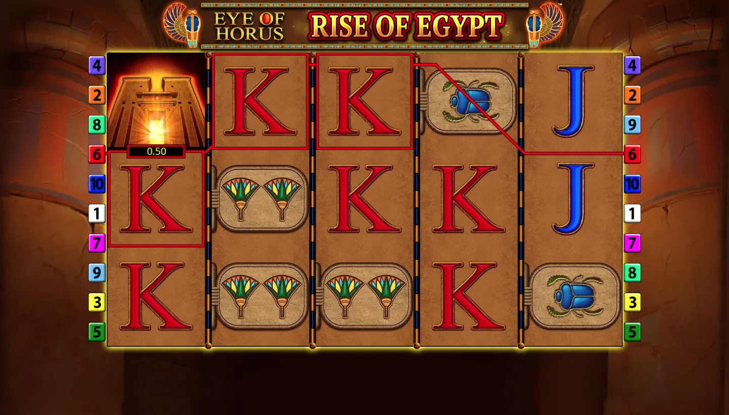 Eye of Horus Rise of Egypt Demo Play 