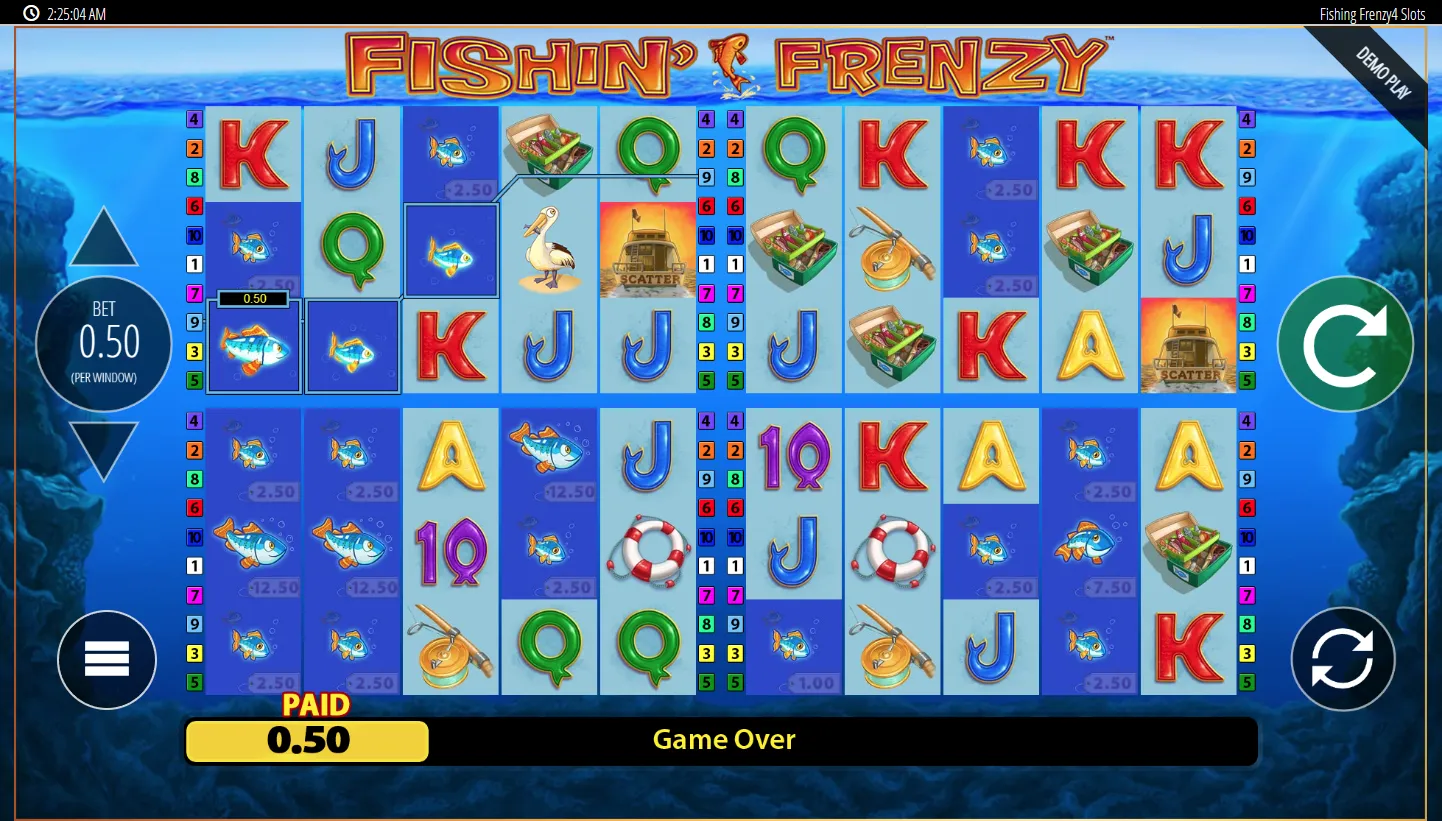 Fishin Frenzy Power 4 Slots screen 5