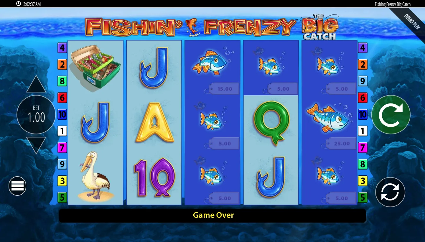 Fishin' Frenzy The Big Catch Demo Play 