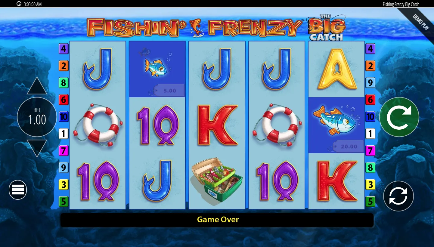 Fishin' Frenzy The Big Catch screen 3