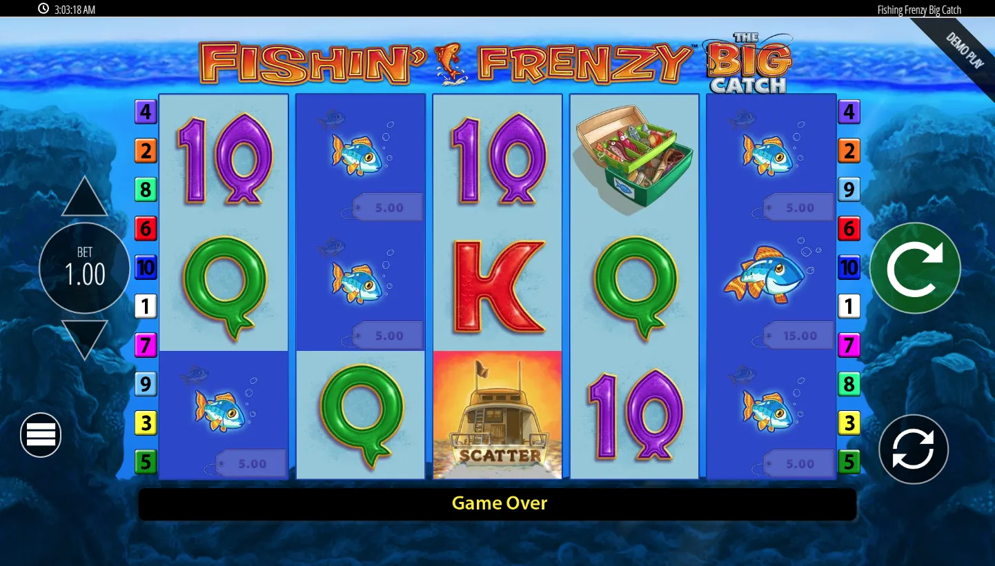 Fishin' Frenzy The Big Catch screen 5