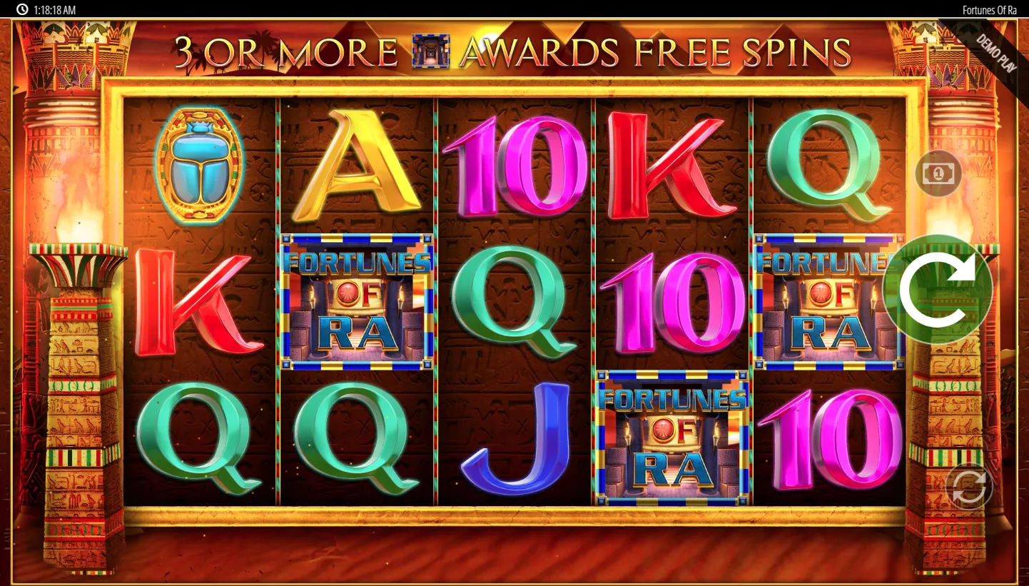 Fortunes of Ra screen 2