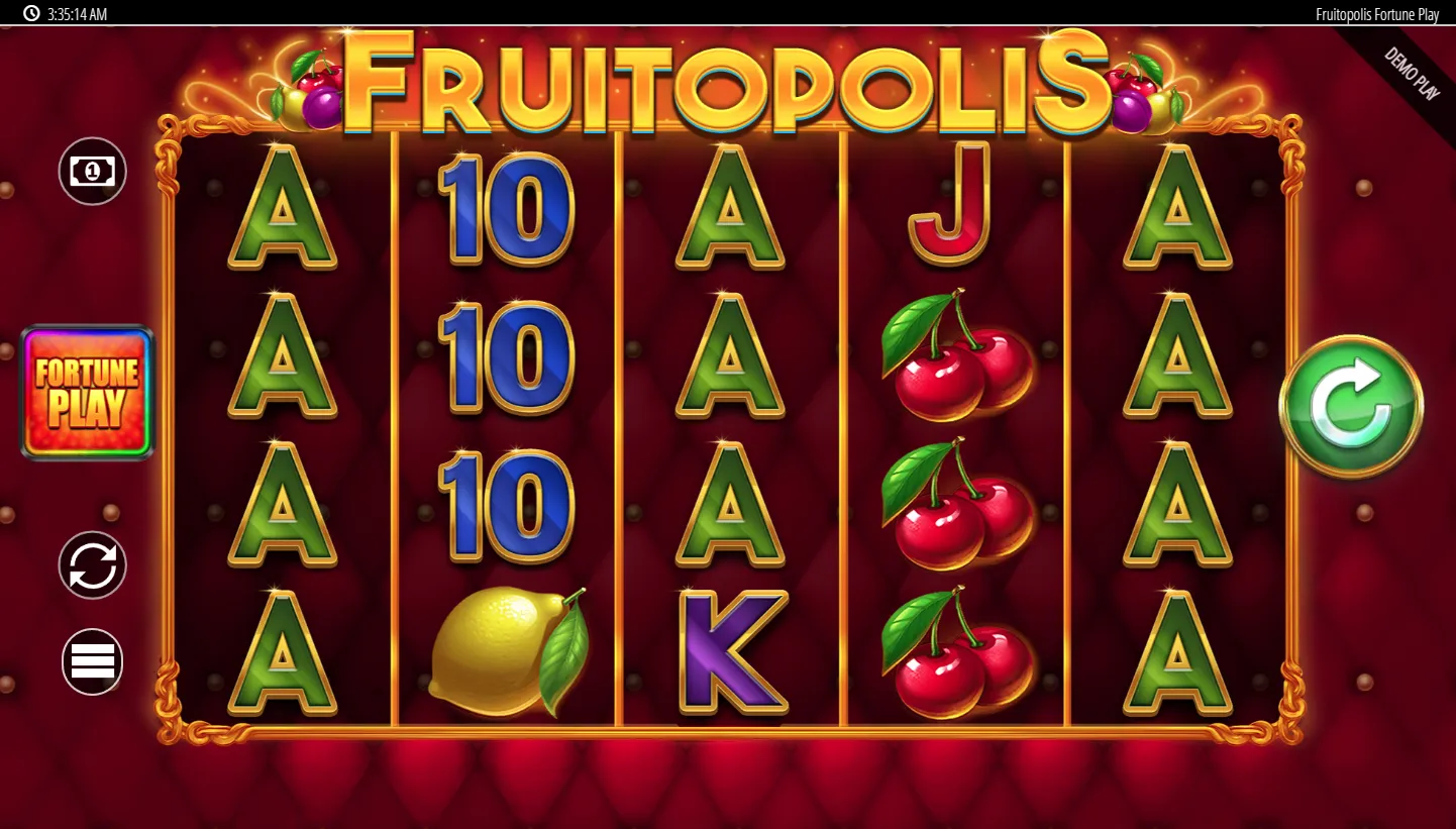 Fruitopolis Fortune Play screen 3