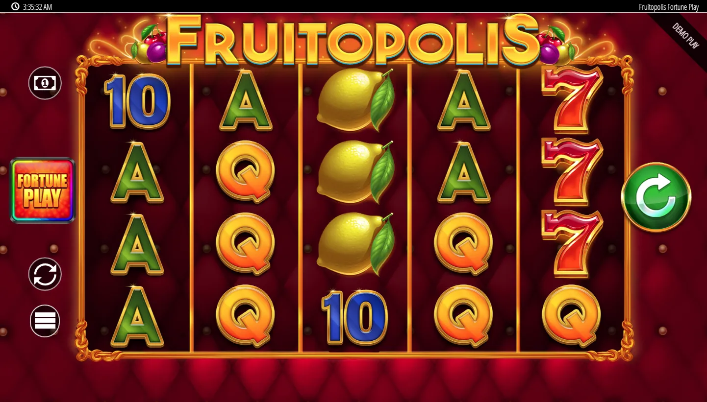 Fruitopolis Fortune Play screen 5