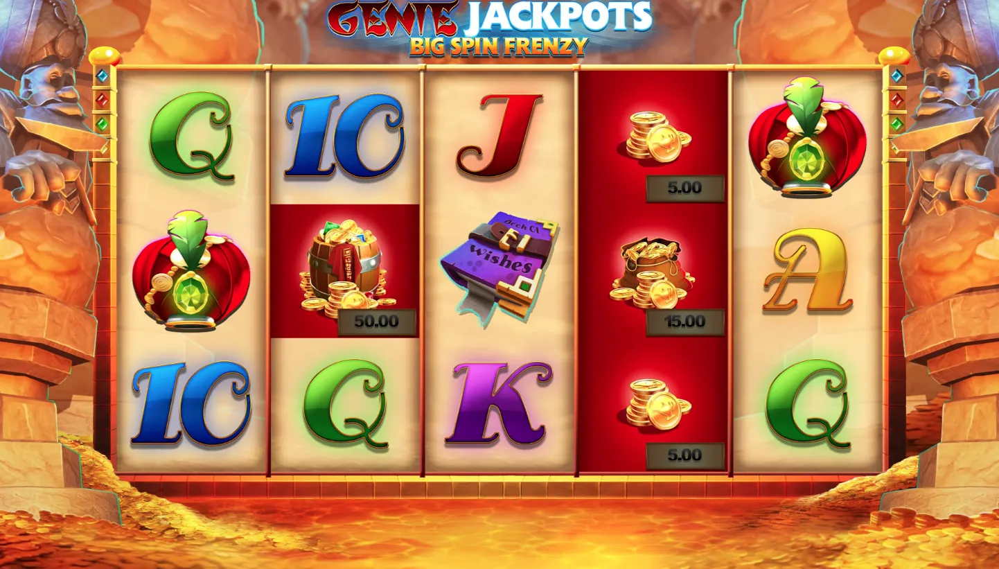 Genie Jackpots Big Spin Frenzy Demo Play 