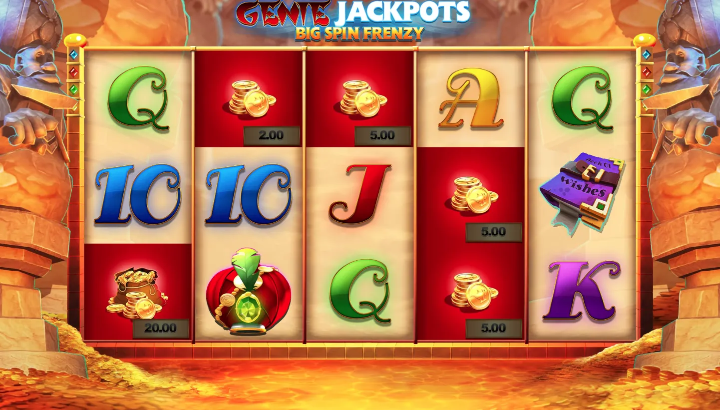 Genie Jackpots Big Spin Frenzy screen 3