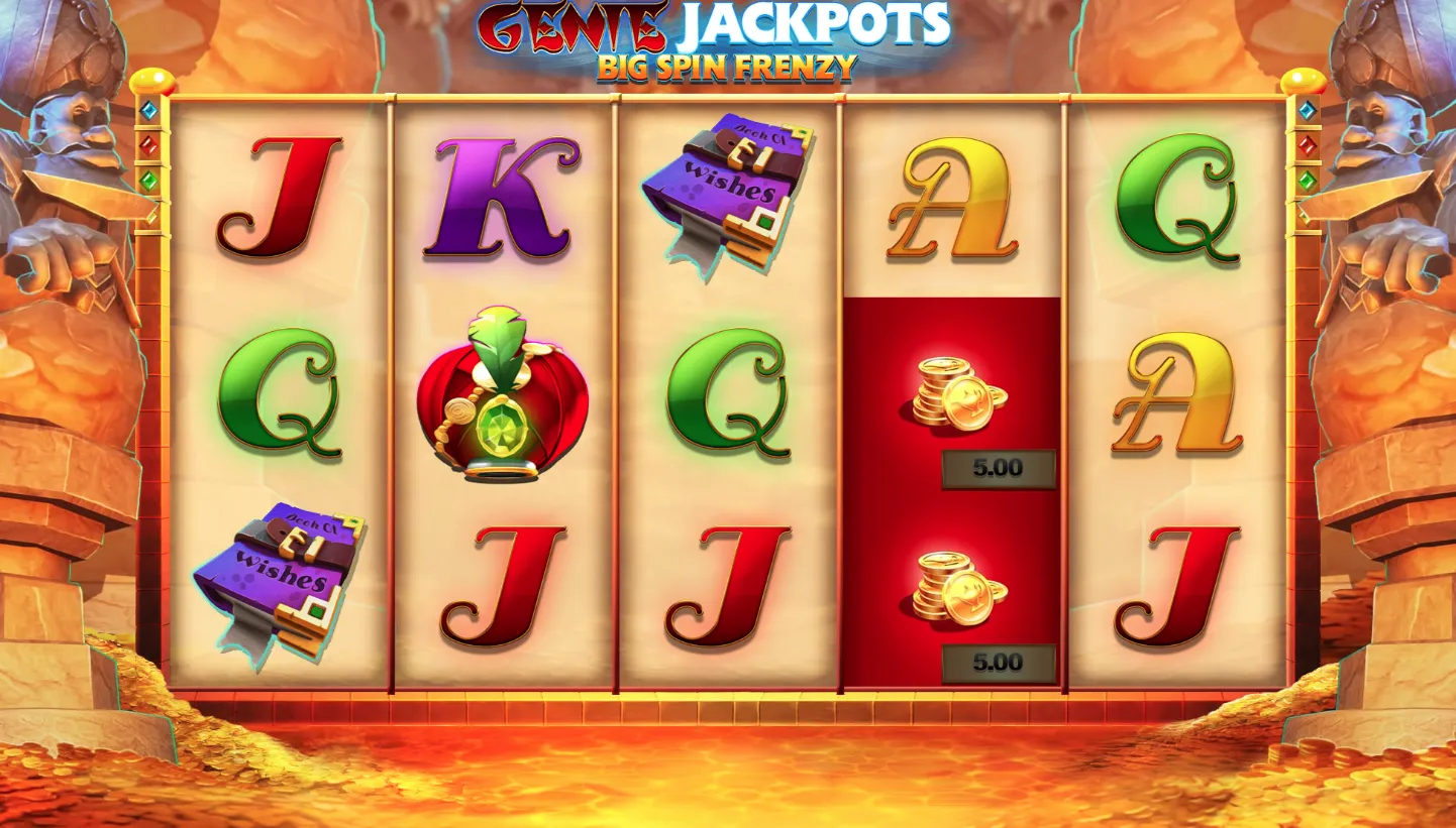 Genie Jackpots Big Spin Frenzy screen 4