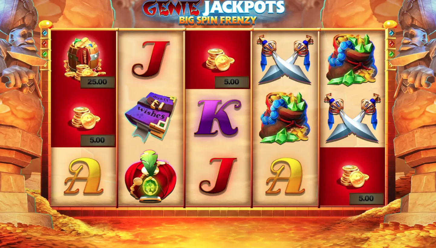 Genie Jackpots Big Spin Frenzy screen 5