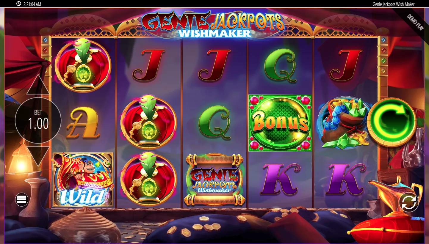 Genie Jackpots Wishmaker Demo Play 