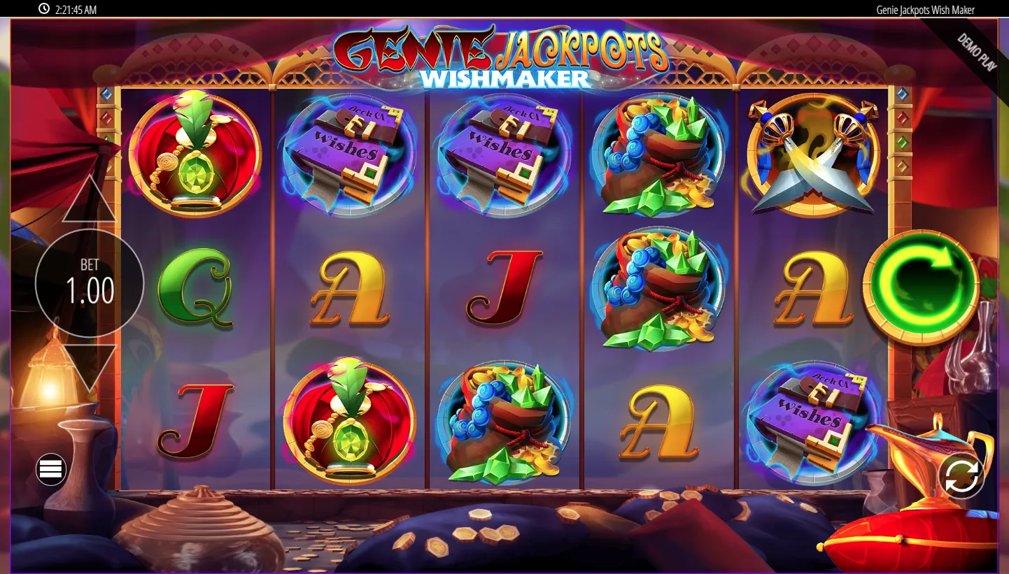 Genie Jackpots Wishmaker screen 5