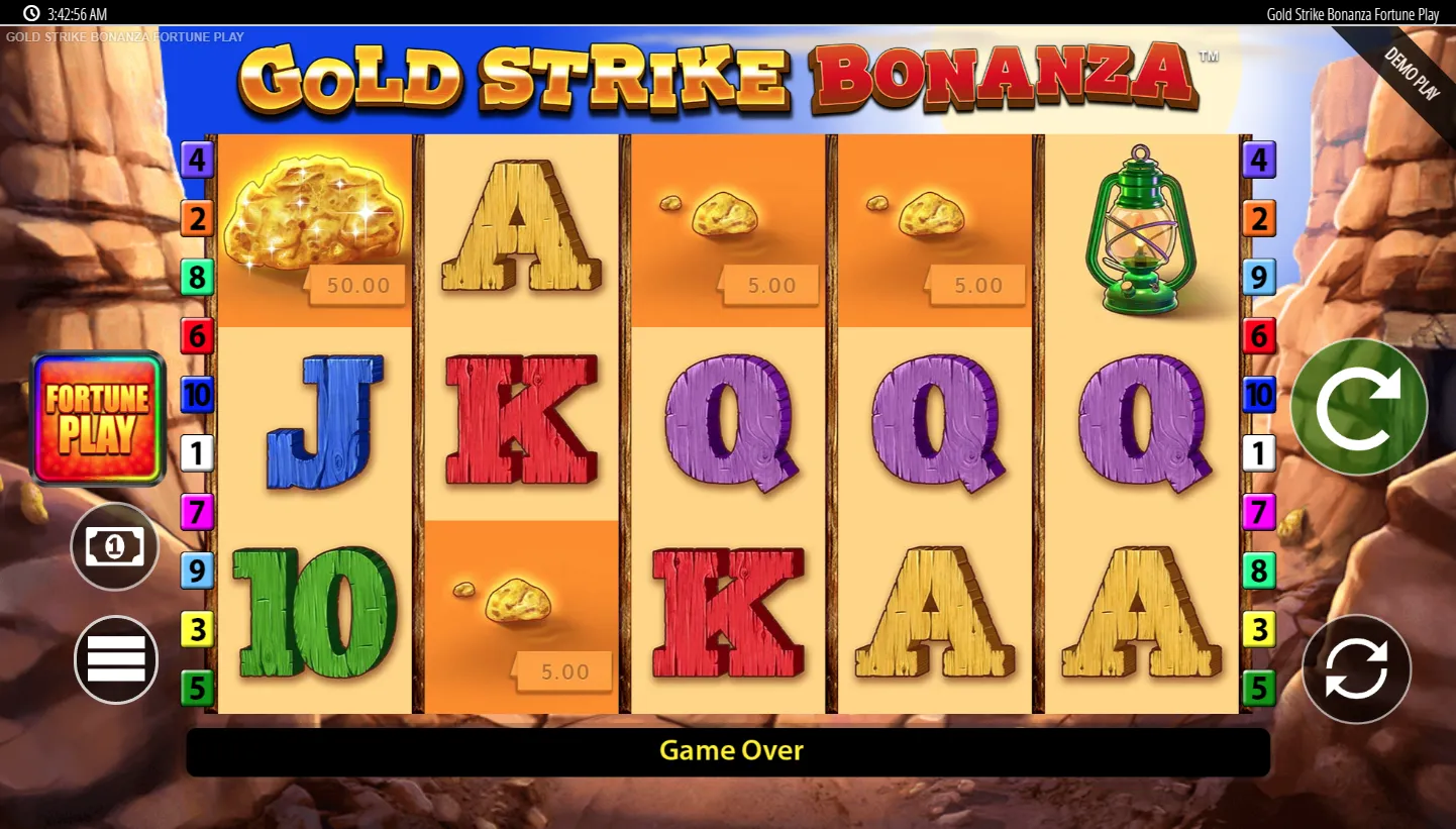 Gold Strike Bonanza Fortune Play Demo Play 