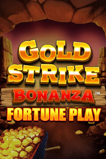 Gold Strike Bonanza Fortune Play Slot Game Logo by Blueprint