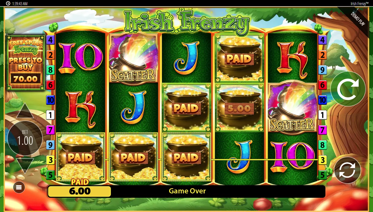 Irish Frenzy screen 3