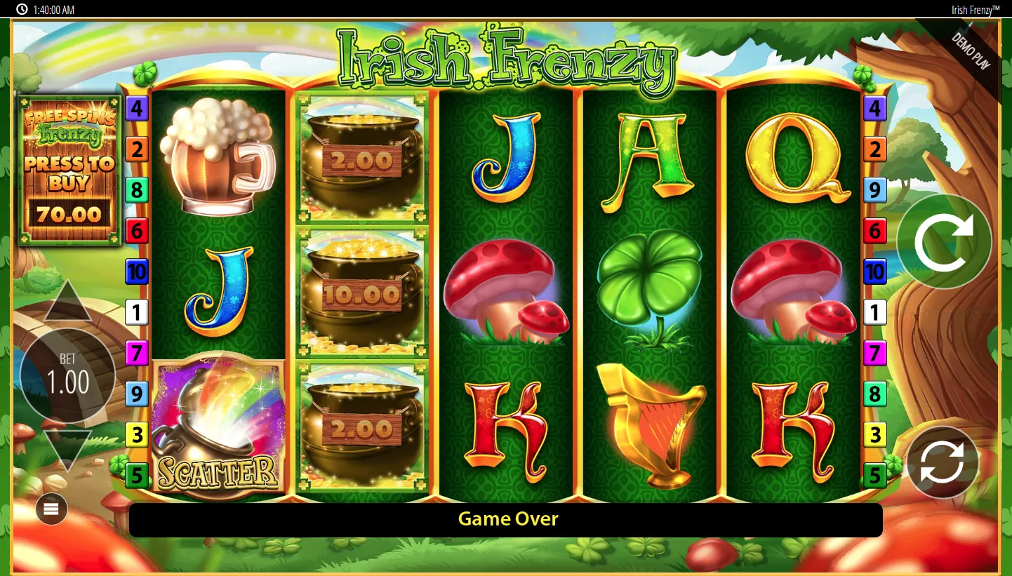 Irish Frenzy screen 5