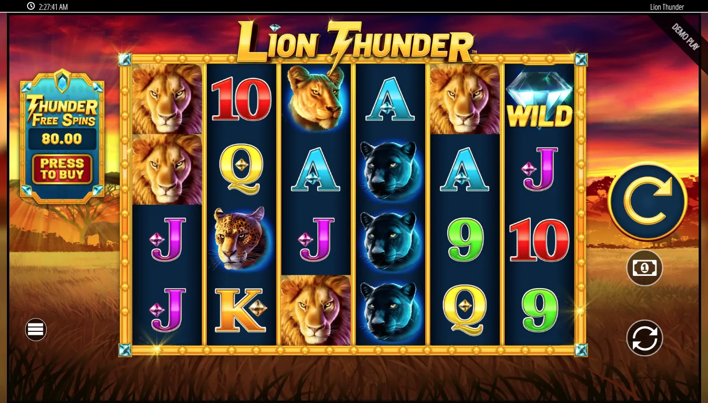 Lion Thunder Demo Play 