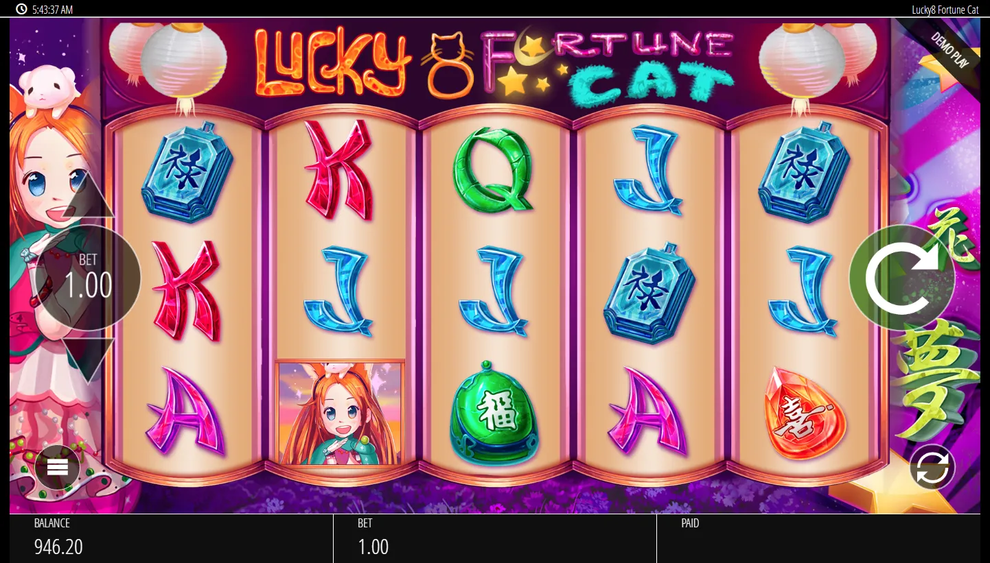 Lucky 8 Fortune Cat screen 5