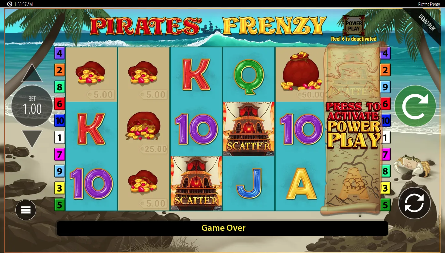 Pirates Frenzy screen 2