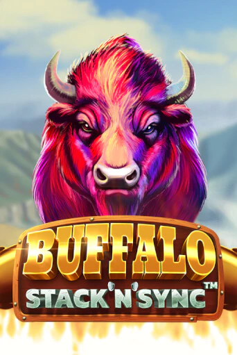 Buffalo Stack 'n' Sync Slot Game Logo by Hacksaw Gaming