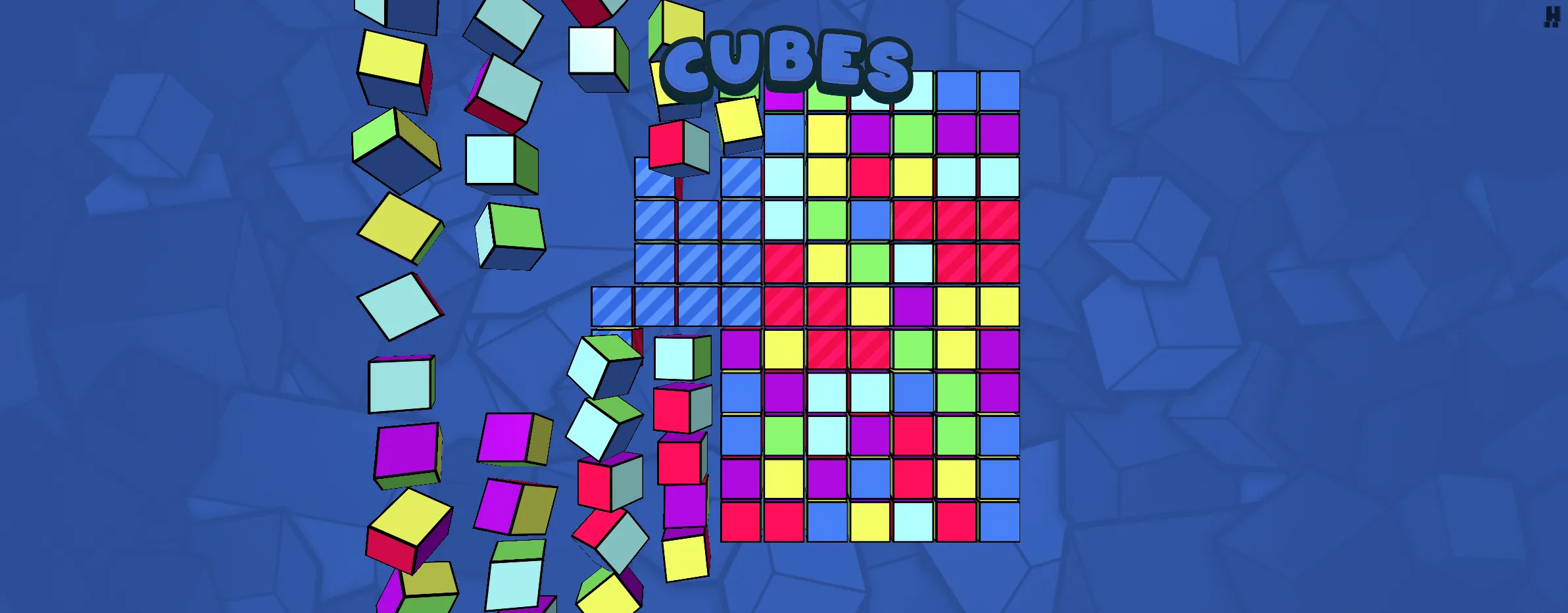 Cubes screen 3