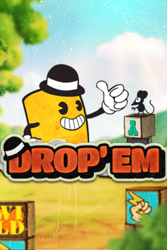 Drop ‘Em Slot Game Logo by Hacksaw Gaming