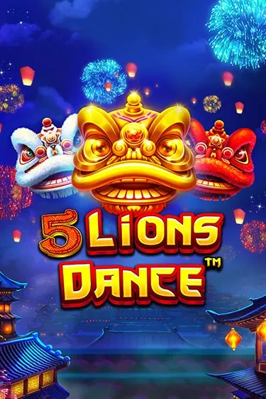 5 Lions Dance Slot Game Logo by Pragmatic Play