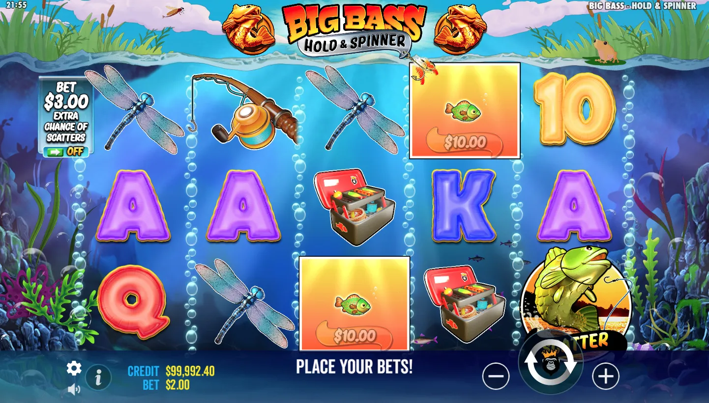 Big Bass Bonanza Hold and Spinner screen 2