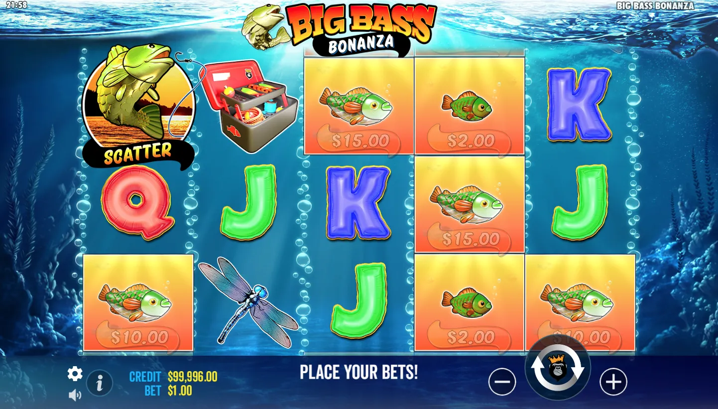 Big Bass Bonanza screen 2