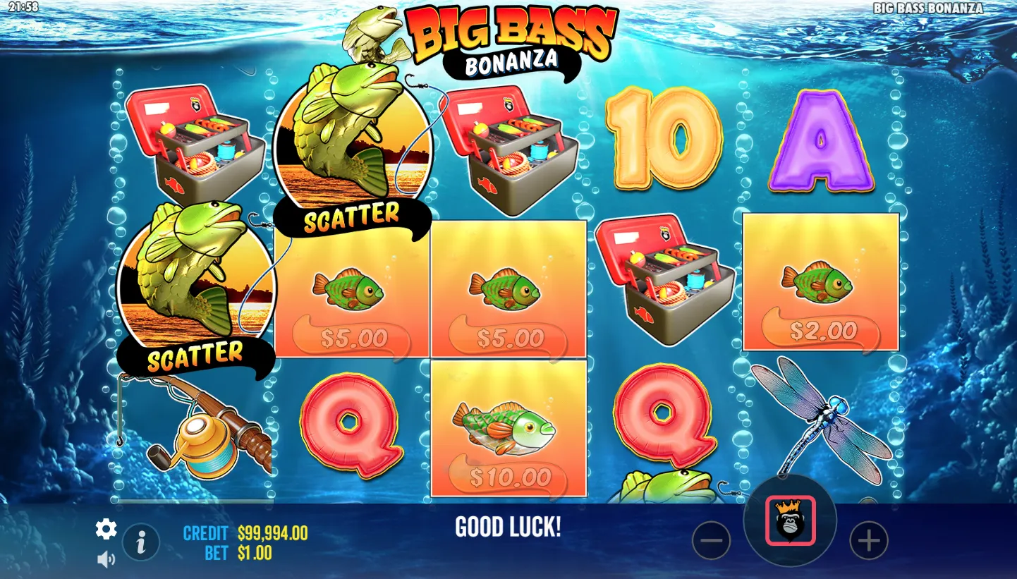 Big Bass Bonanza screen 3