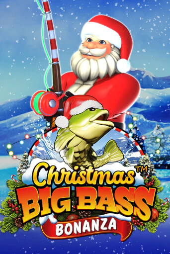 Christmas Big Bass Bonanza Slot Game Logo by Reel Kingdom