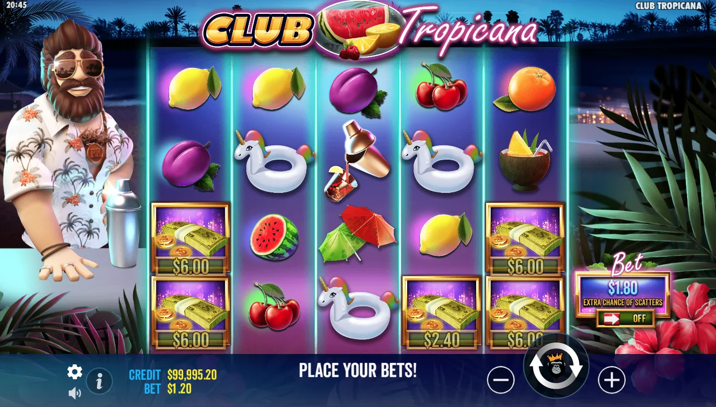 Club Tropicana screen 2