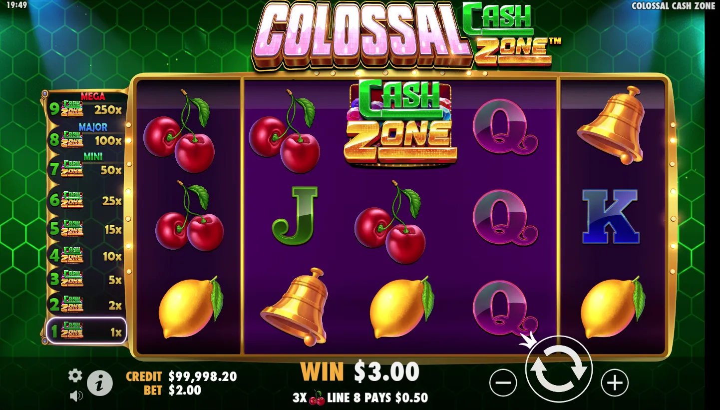 Colossal Cash Zone Demo Play 