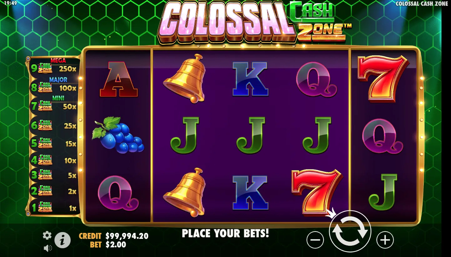 Colossal Cash Zone screen 2