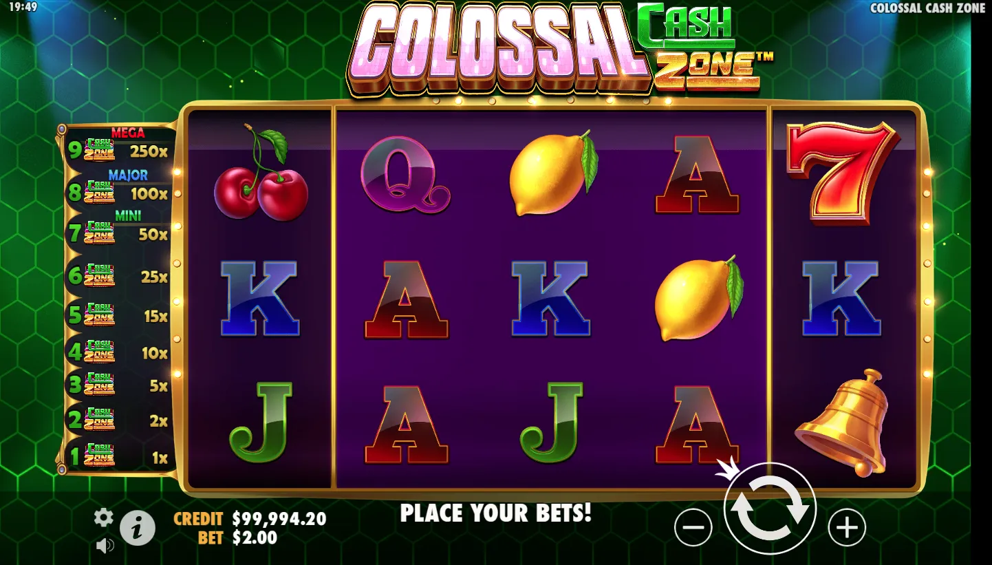 Colossal Cash Zone screen 3