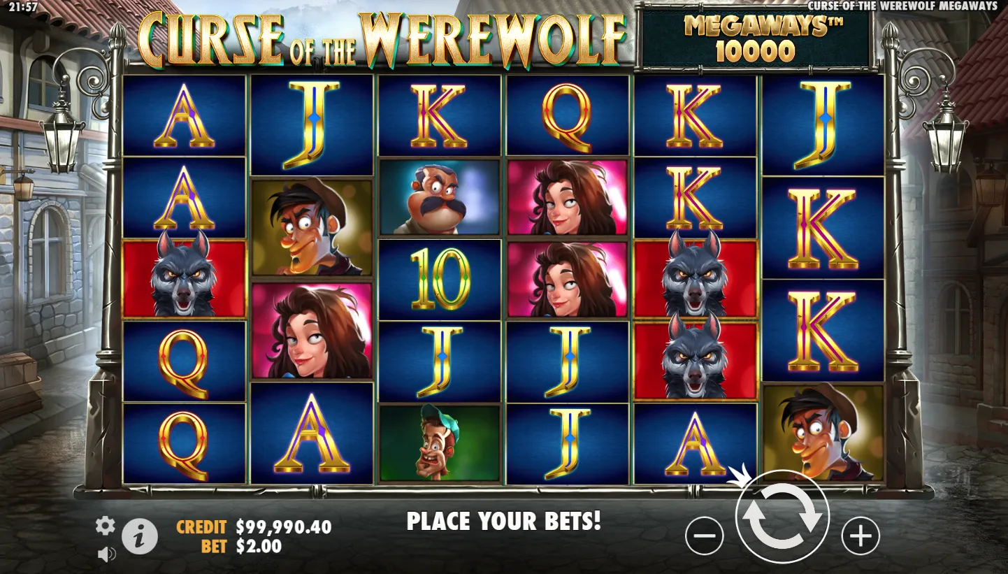 Curse of the Werewolf Megaways screen 3