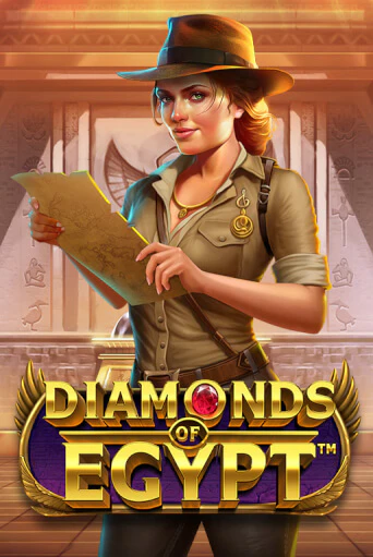 Diamonds Of Egypt Slot Game Logo by Pragmatic Play