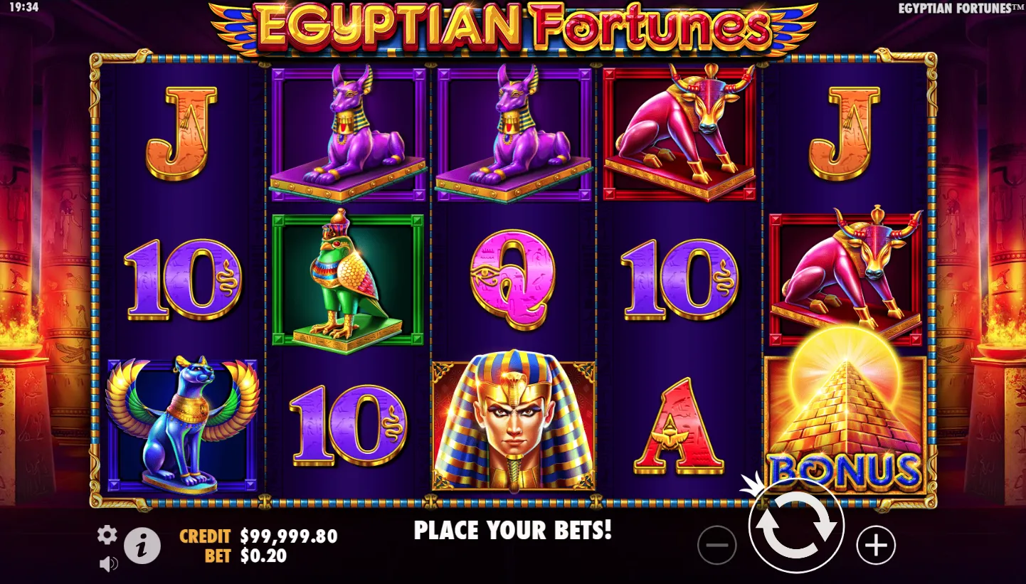 Egyptian Fortunes Demo Play 