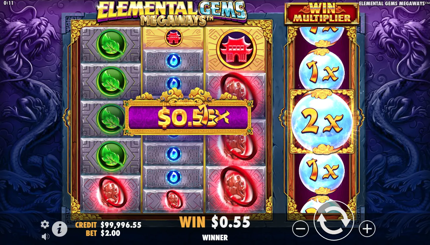 Elemental Gems Megaways Demo Play 