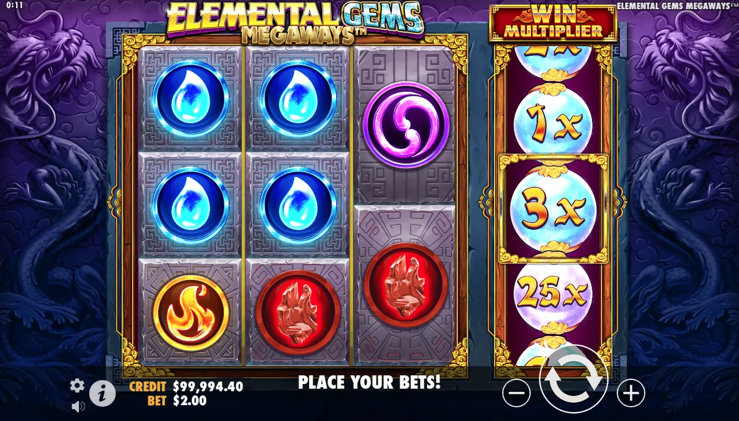 Elemental Gems Megaways screen 2