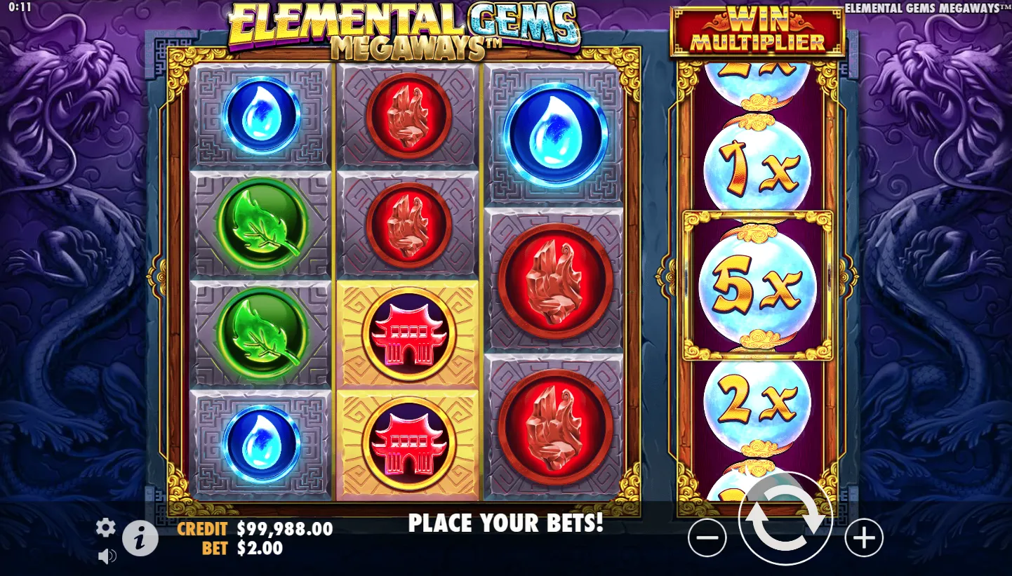 Elemental Gems Megaways screen 4