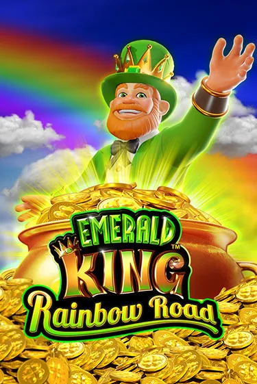 Emerald King Rainbow Road by Reel Kingdom Slot Game Logo 