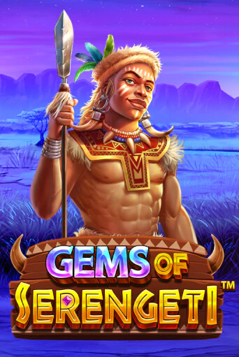 Gems of Serengeti Slot Game Logo by Pragmatic Play