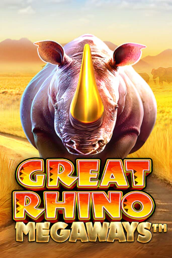 Great Rhino Megaways Slot Game Logo by Pragmatic Play