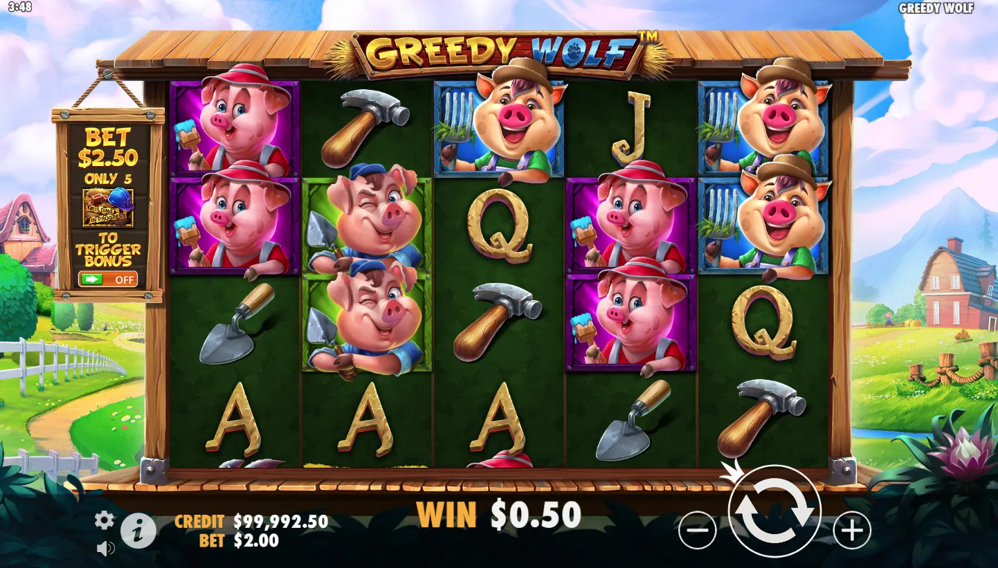 Greedy Wolf screen 2